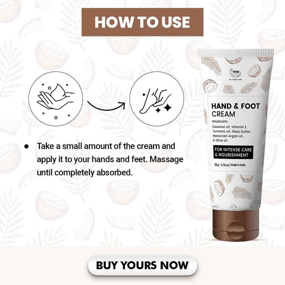 TNW The Natural Wash Coconut Hand & Foot Cream