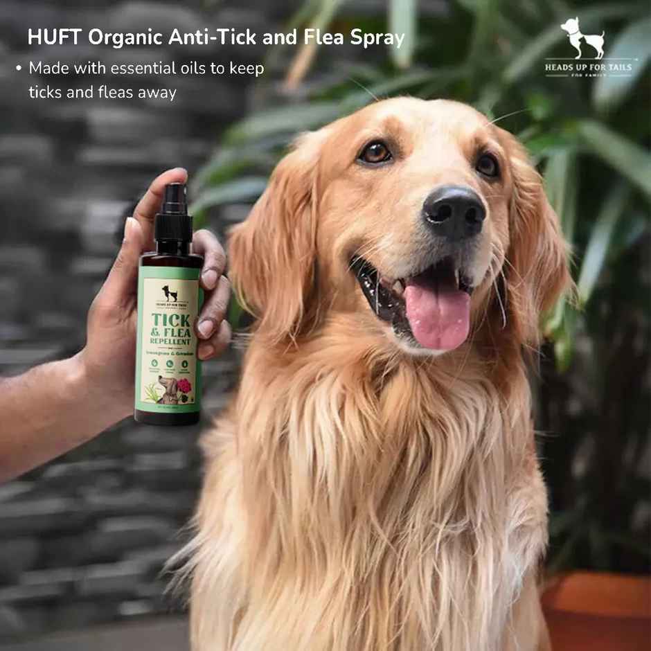 HUFT Flea & Tick Remover Repellent For Dog Lemongrass & Geranium