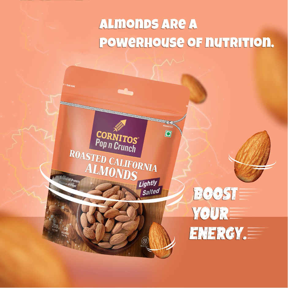 Cornitos Roasted California Almonds | Lightly Salted