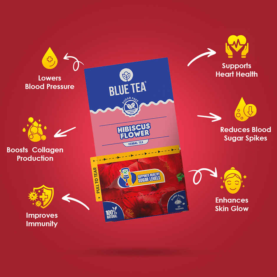 Blue Tea Hibiscus Flower Herbal Tea | Box