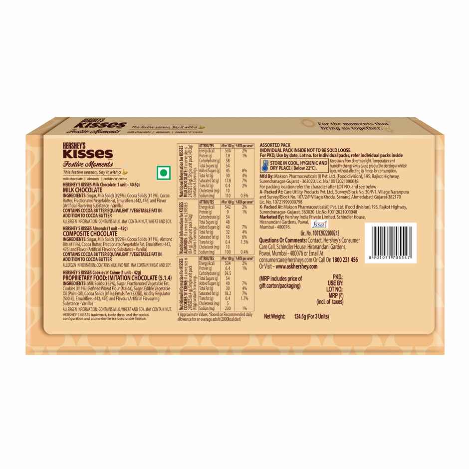 Hershey's Kisses Moments Chocolate