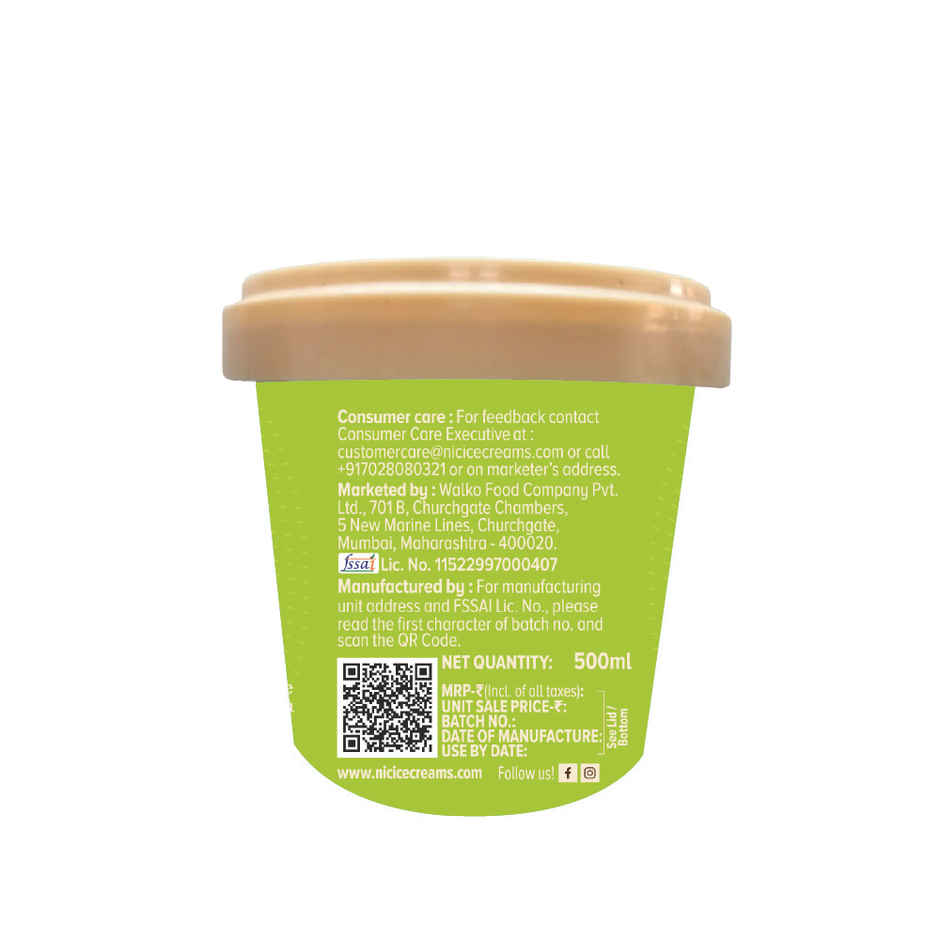 NIC Tender Coconut Ice Cream Tub | Preservative Free | No Artificial Flavors