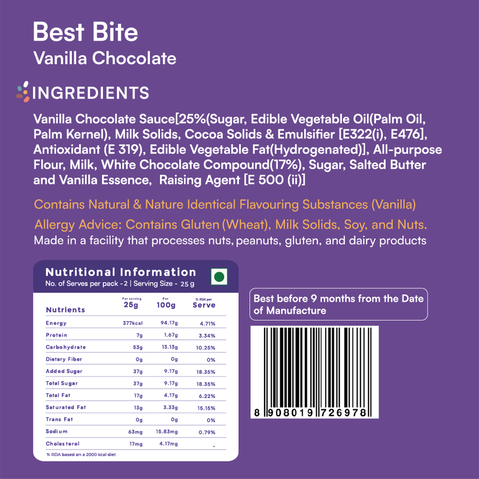 Nova Nova Vanilla Chocolate Best Bite