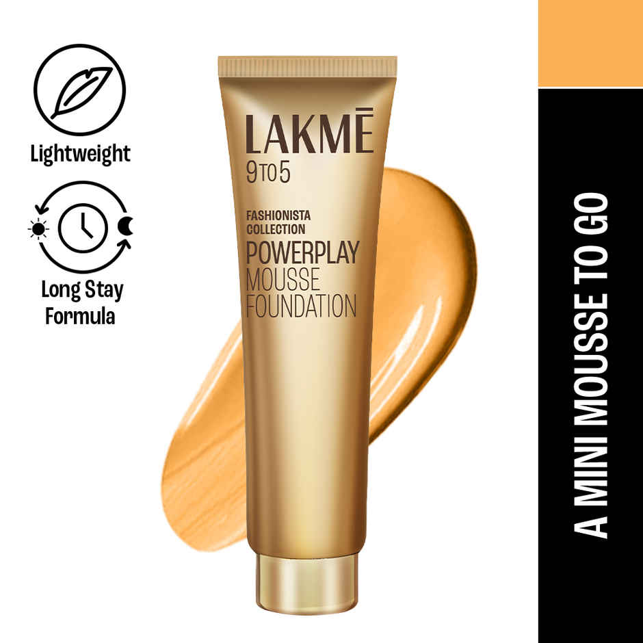 Lakme 9 To 5 Weightless Mousse Foundation | Beige | Vanilla