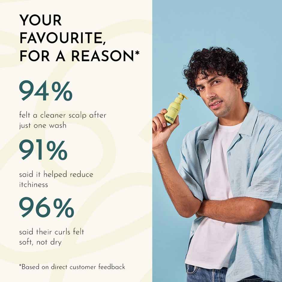 Fix My Curls Cleansing Shampoo| Anti-Dandruff With Apple Cider Vinegar & Tea Tree Oil