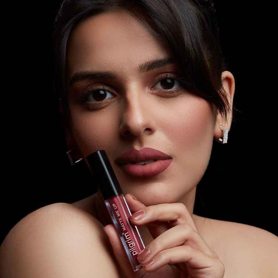 Pilgrim Matte Me Up! Liquid Lipstick | Blushin Nude