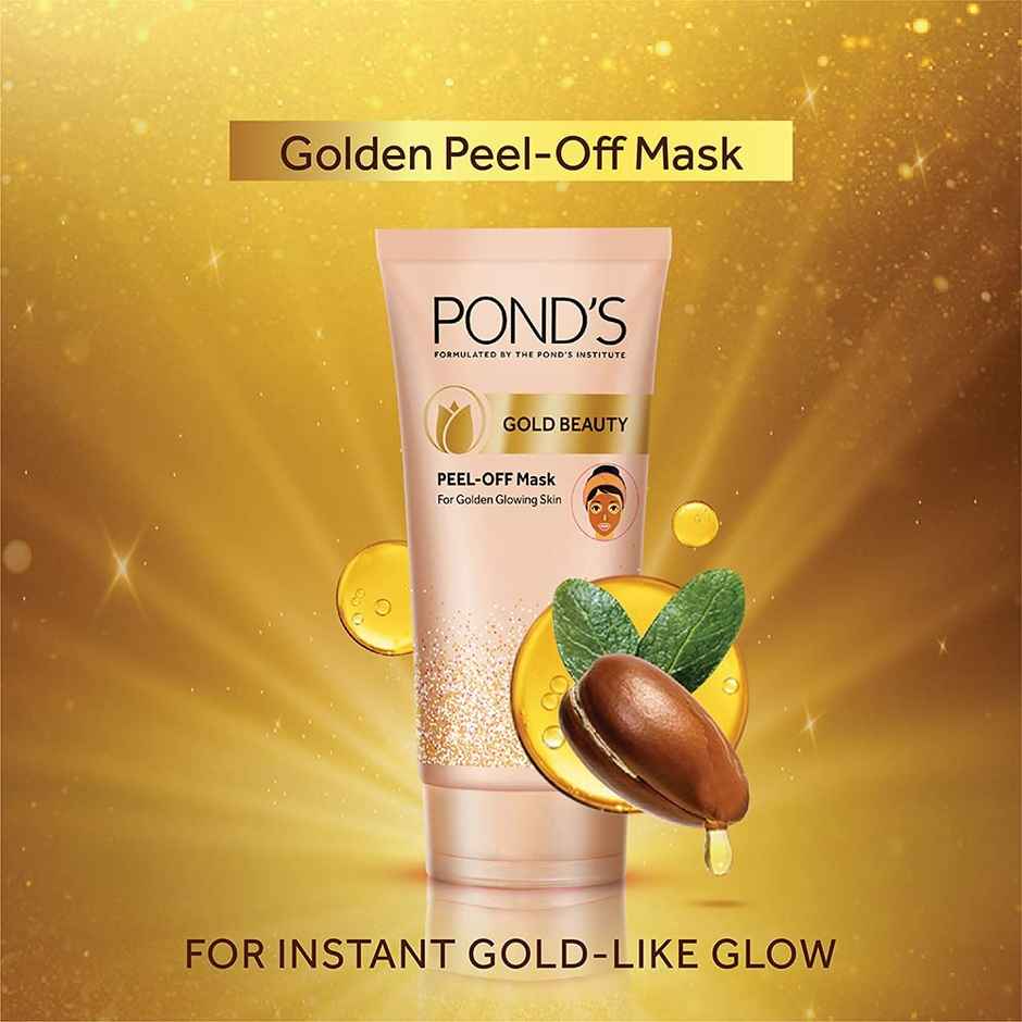 Pond's Gold Beauty Peel Off Mask Healthy Golden Glow in Just 15 min