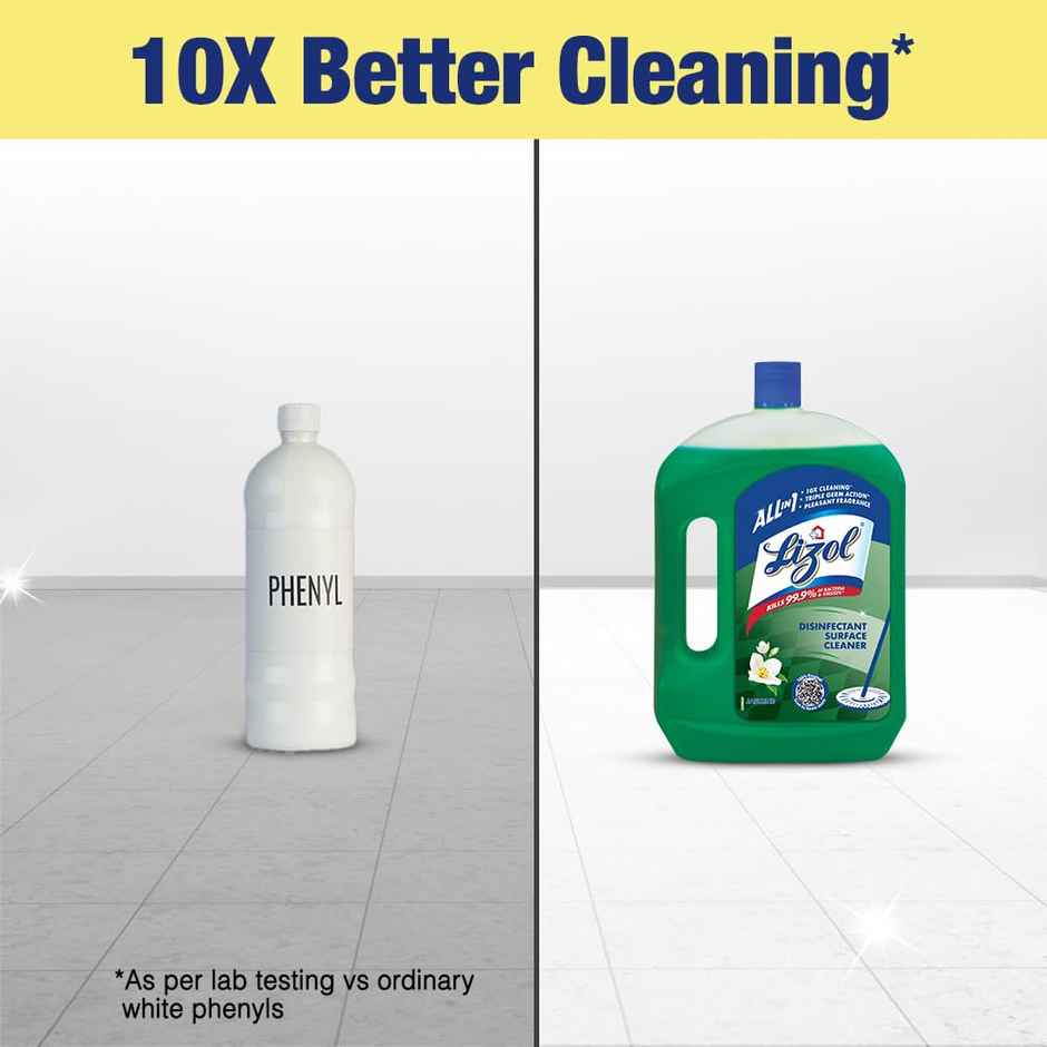 Lizol Disinfectant Surface & Floor Cleaner Liquid Jasmine