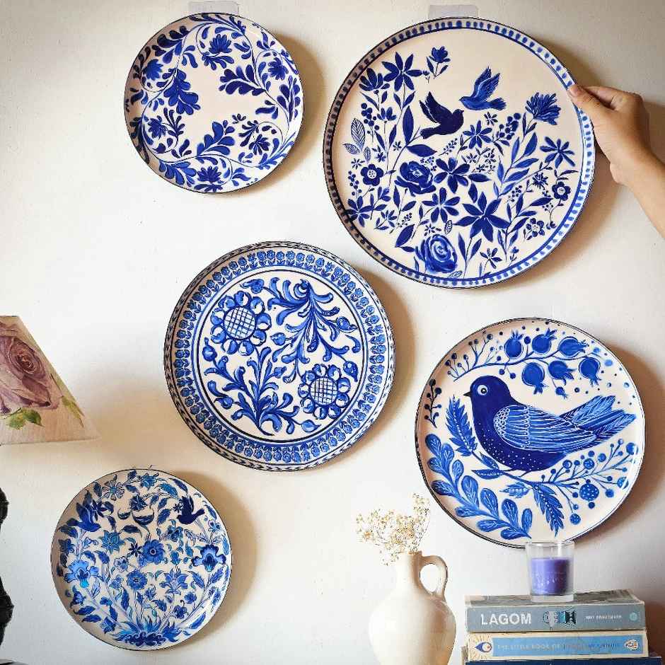 Ritualistic Holland Wall Plates- Set of 5