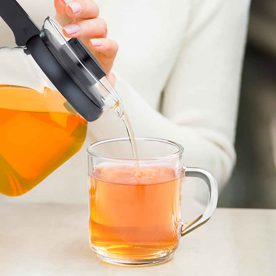 Borosil Latte Glass Mug Microwave Safe | 240 ml