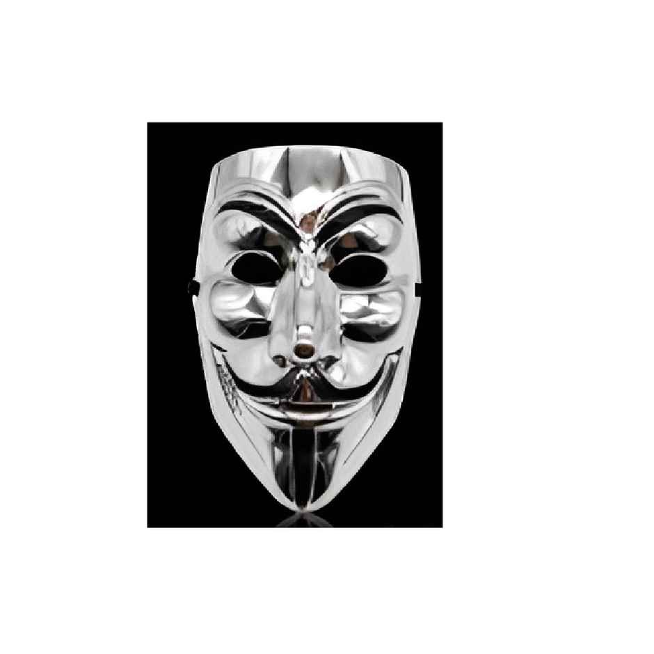 Halloween Metallic Finish Masquerade Face Mask | Colour May Vary | Pichai