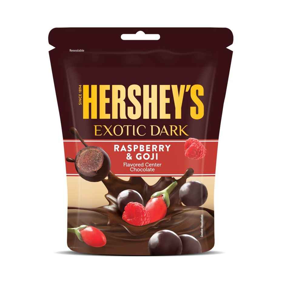 Hershey's Exotic Raspberry & Goji Dark Chocolate Share Bag
