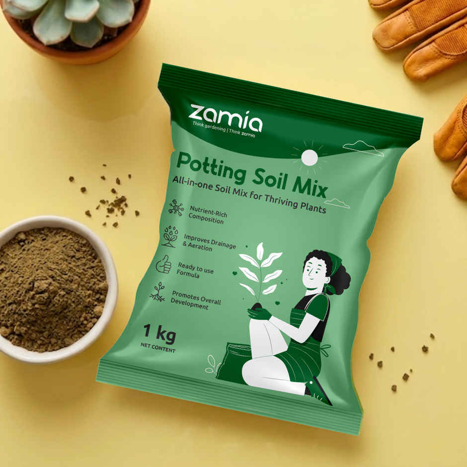 Zamia Potting Soil Mix | Organic Media for Seed, Plants & Vegetables | By Nurturing Green