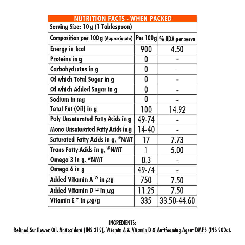 Hello Life Refined Sunflower Cooking Oil | Jar