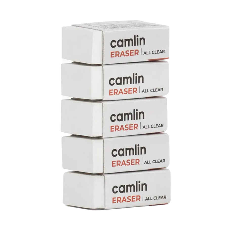 Camlin All Clear Erasers - Precise and Clean Erasing