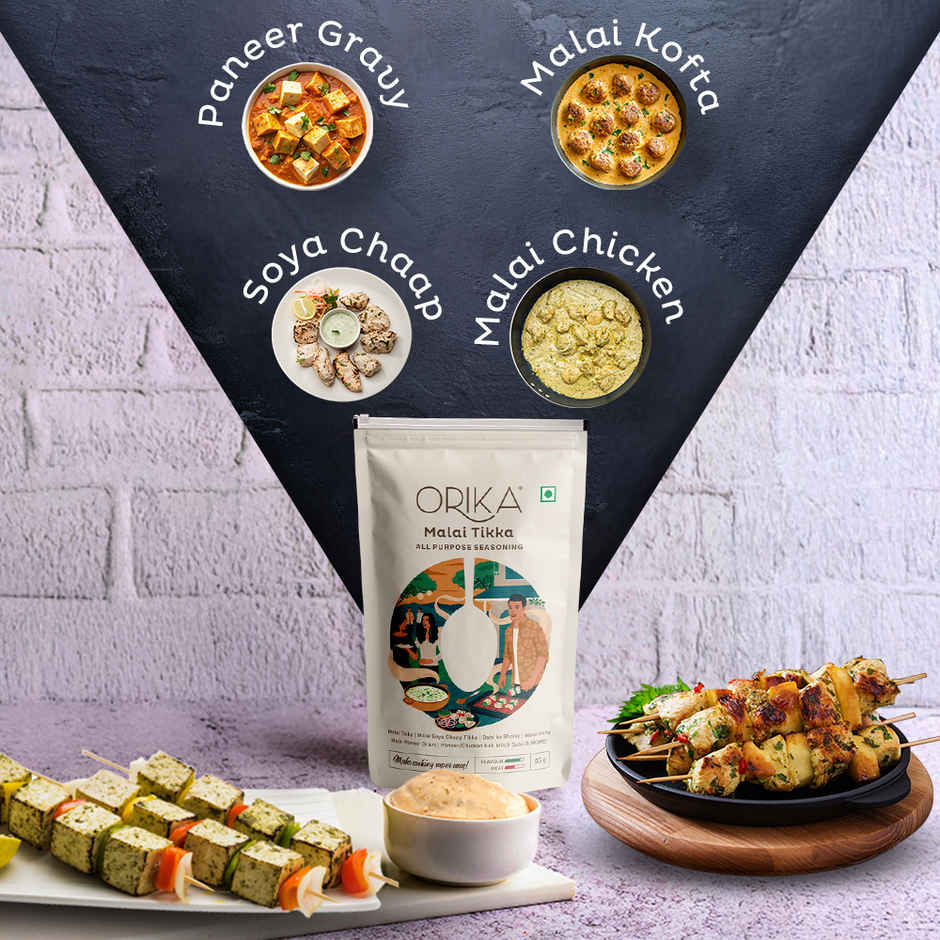 Orika Veg Malai Tikka Seasoning  (For Paneer & Chicken)