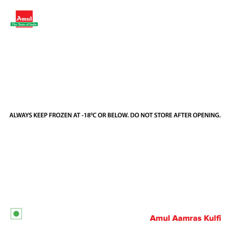 Amul Aamras Kulfi Ice Cream Stick Combo 