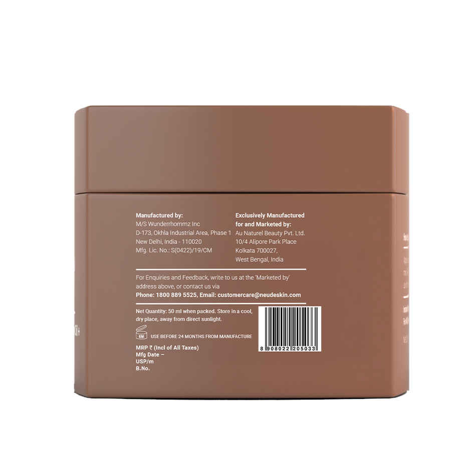 Be Neude Instant Facial Face Mask With Yogurt & Orange Oil For Pore-Smooth, De-Tanned Skin