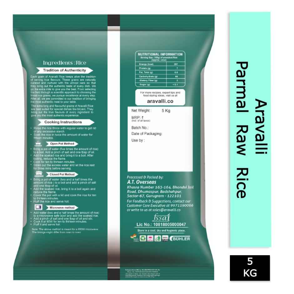 Aravalli Parmal Raw Rice