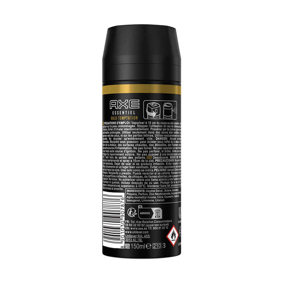 Axe Gold Temptation Deedorant Bodyspray
