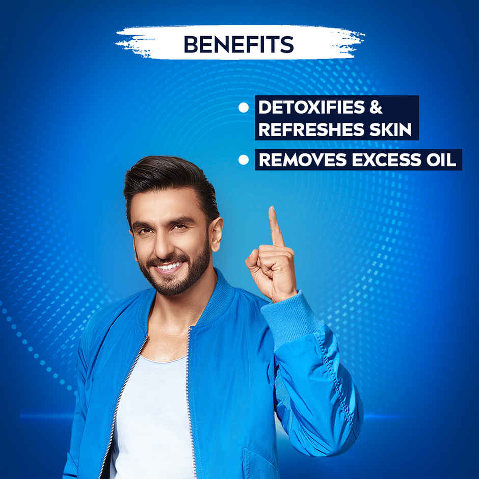 NIVEA MEN All in 1 Charcoal Face Wash | Gluta & AHA Cleanser | Helps Reduce the Appearance of Tan