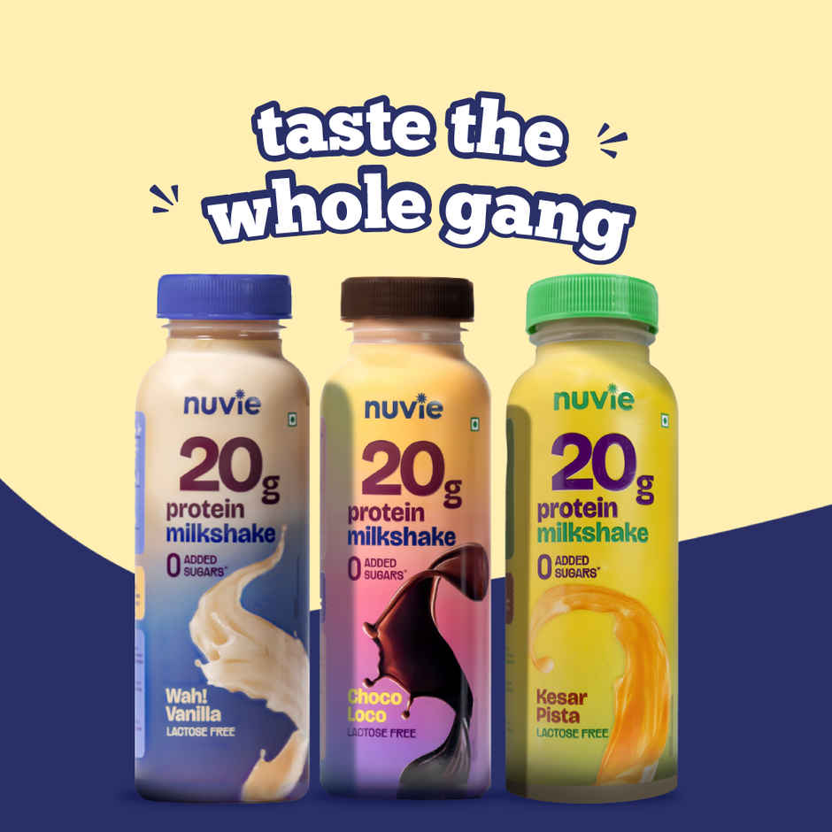 Nuvie Chocolate Protein Milkshake - Lactose Free