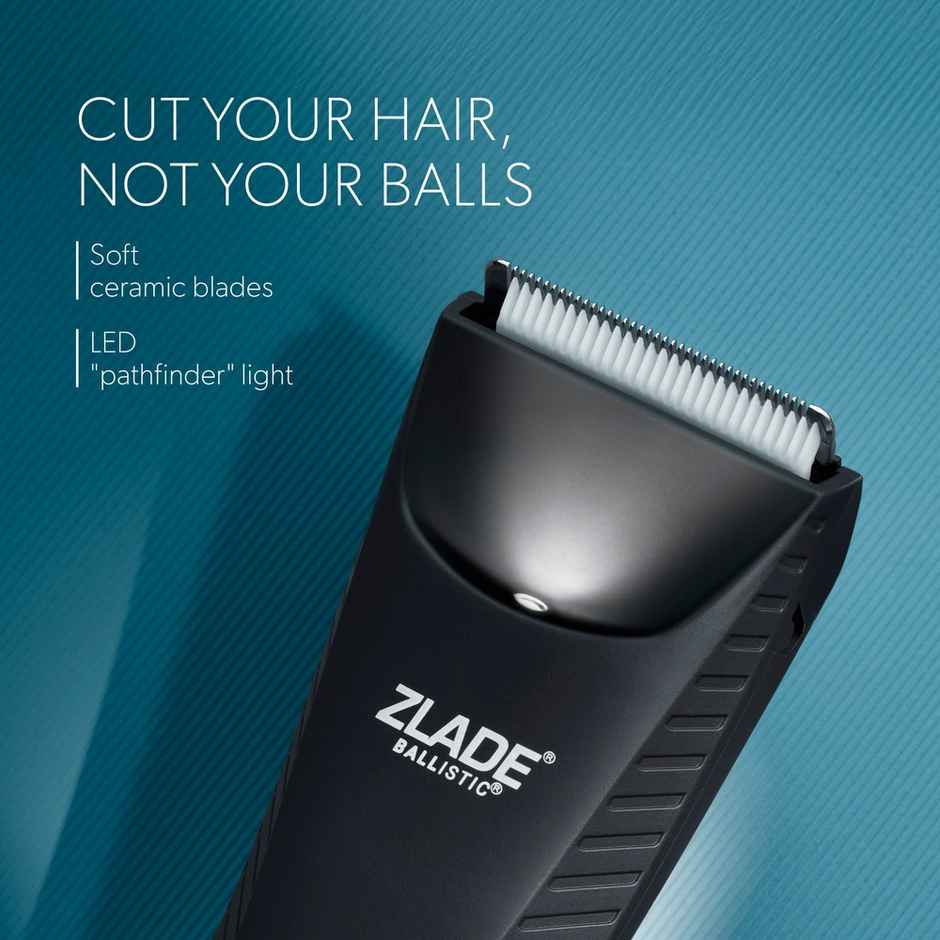 Zlade Ballistic TURBO 3.0 Full-Body Manscaping Trimmer for Men | Beard, Body & Balls