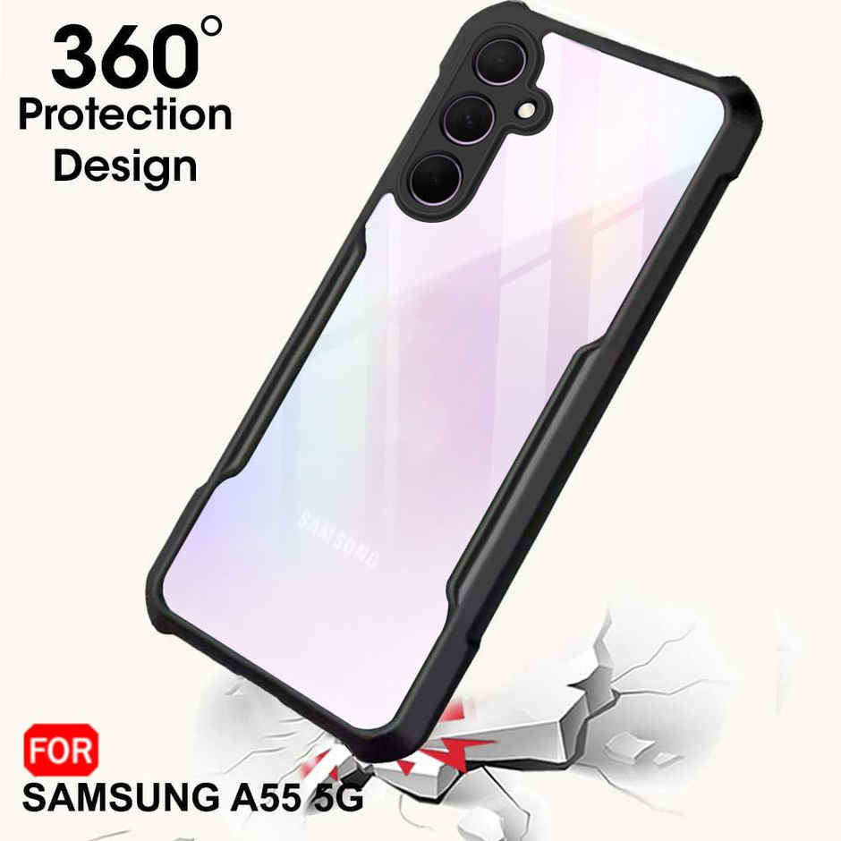 Artistque Case for Samsung Galaxy A55 5g | Samsung A55 TPU Back Cover - Transparent Shockproof