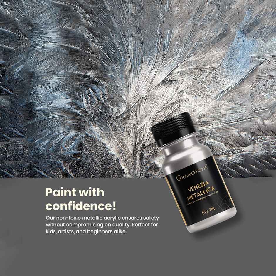 Granotone Venezia Metallica Acrylic Color | Silver