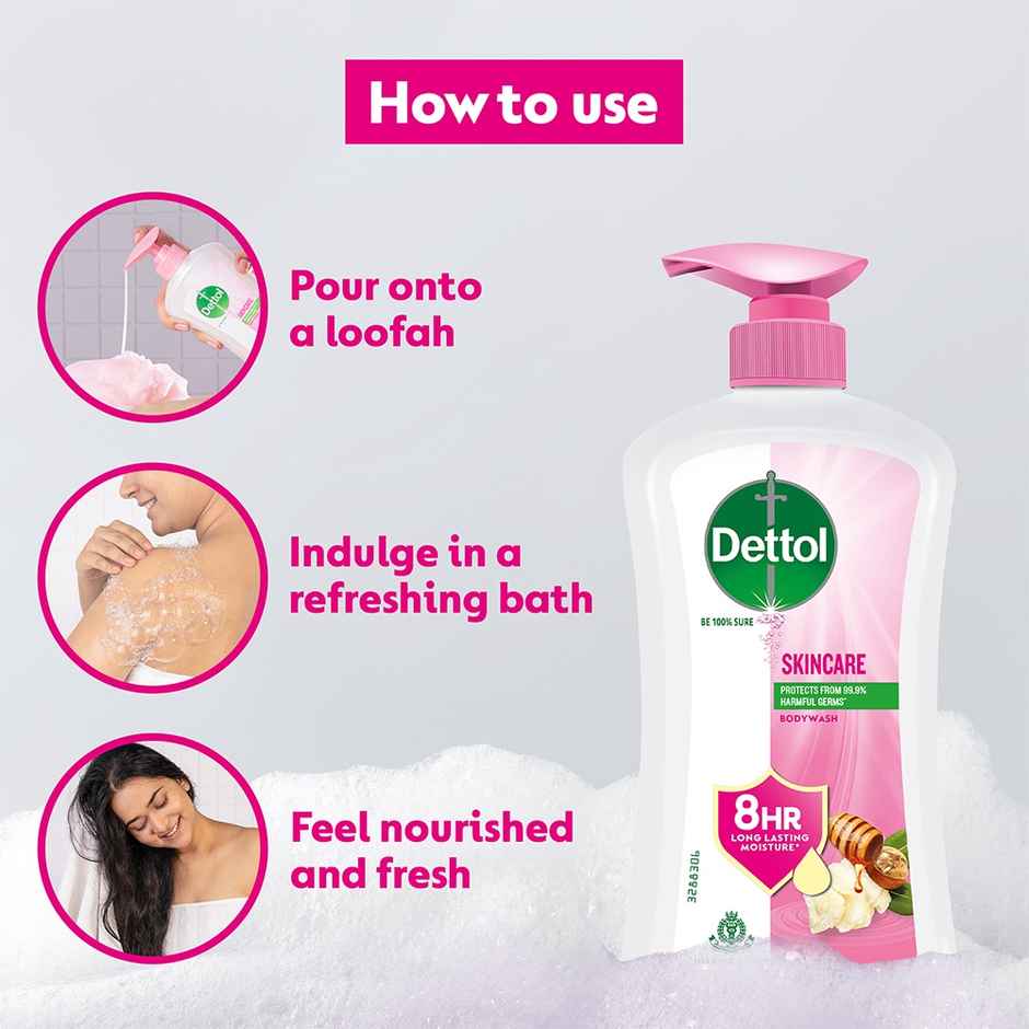 Dettol Body Wash and shower Gel | Skin Care Pump