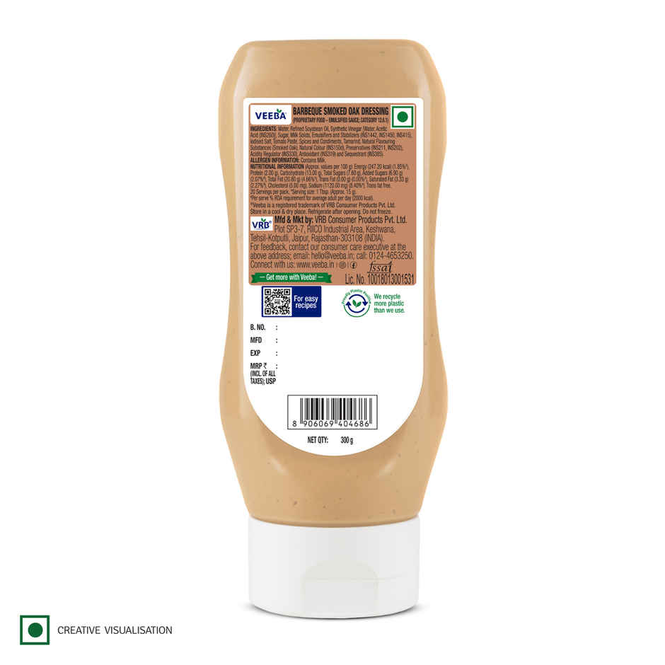 Veeba Barbeque Smoked Oak Dressing