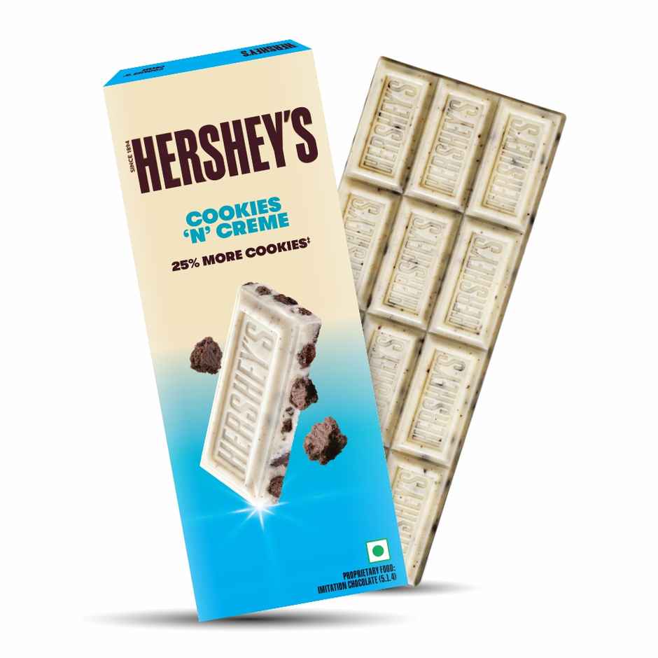 Hershey's Cookies N Creme Chocolate Bar | Smooth & Enjoyable