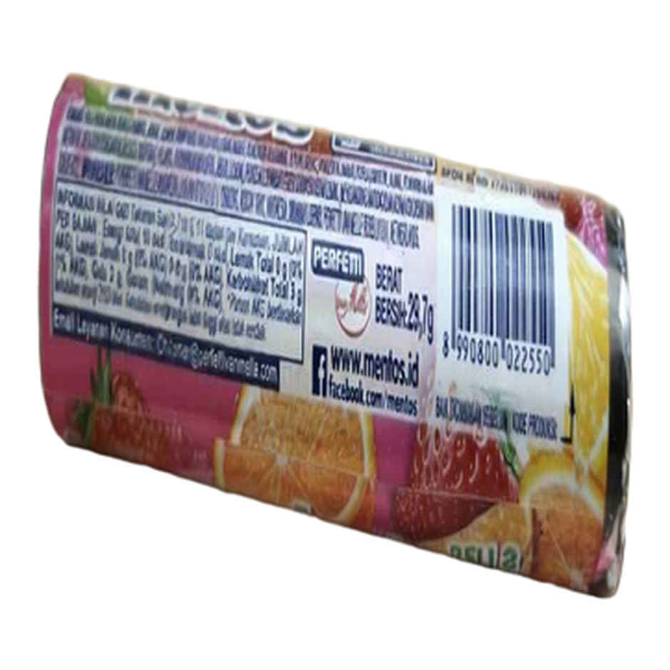 Mentos Fruit Candy Roll