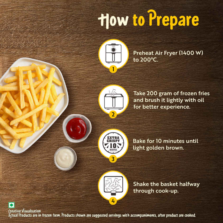 Mccain Airfryer French Fries | Crispy Snack