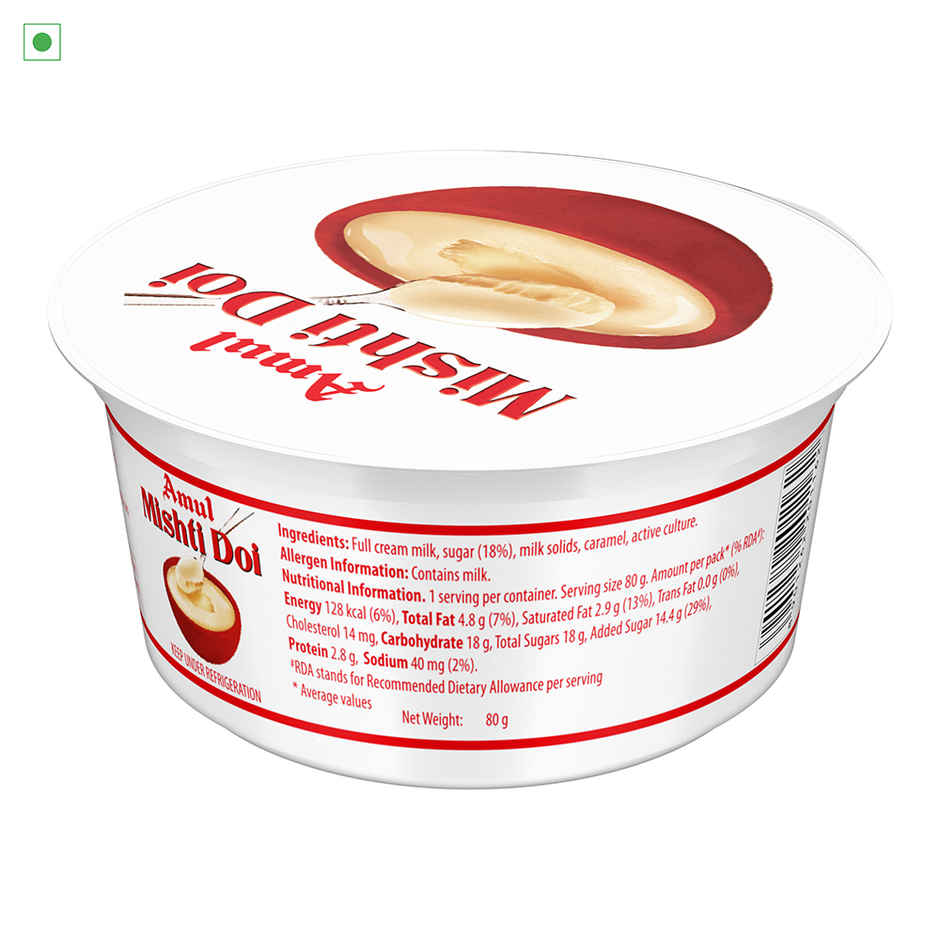 Amul Mishti Doi Cup - Buy at ₹14 Online | Instant Delivery - Zepto