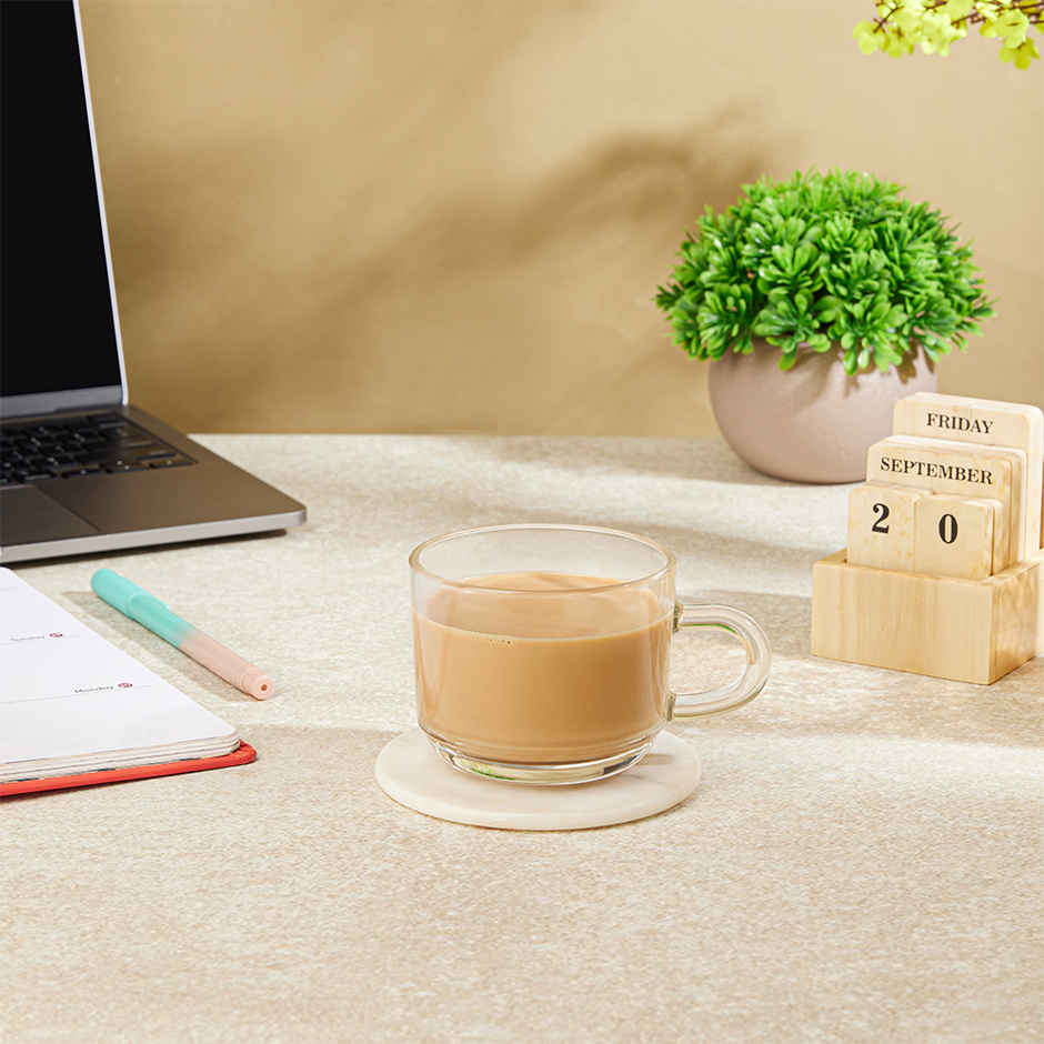 Borosil Chai Time Glass Mug | 210ml