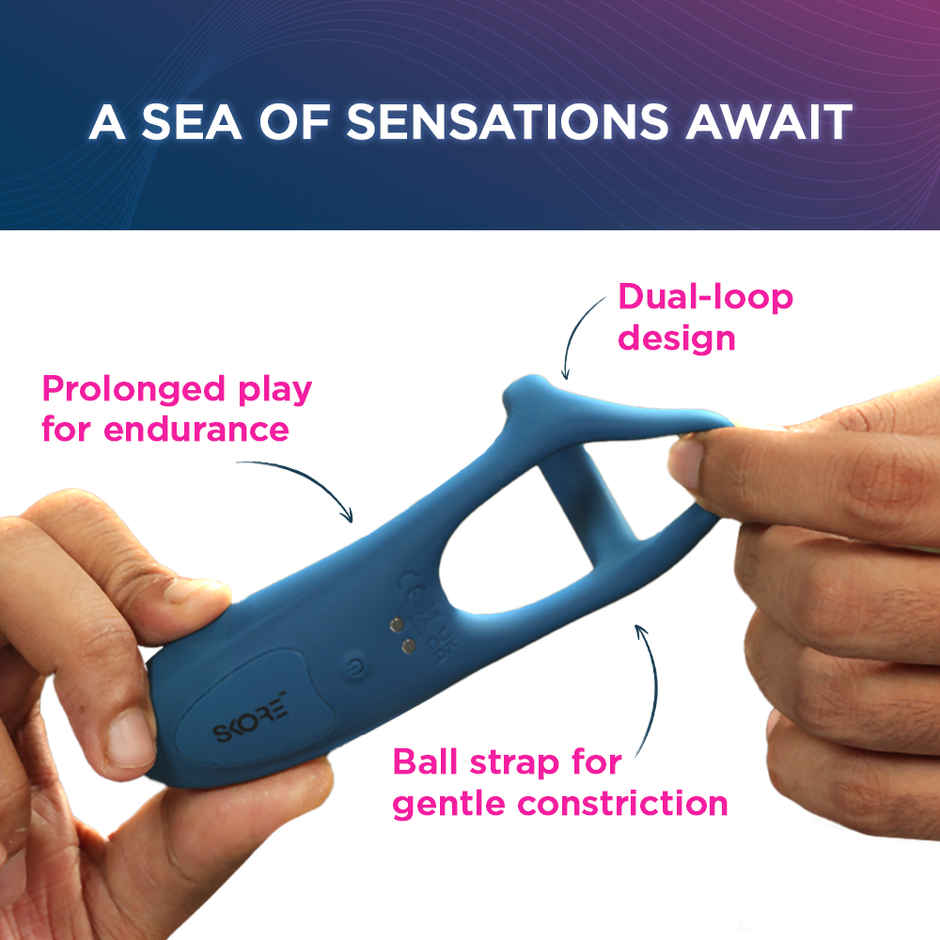 Skore Waves Mutual Satisfaction Vibrating Ring Massager