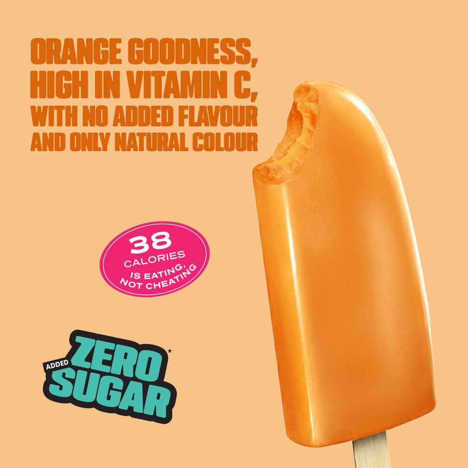NOTO Orange Sugar Free, Guilt Free Popsicle