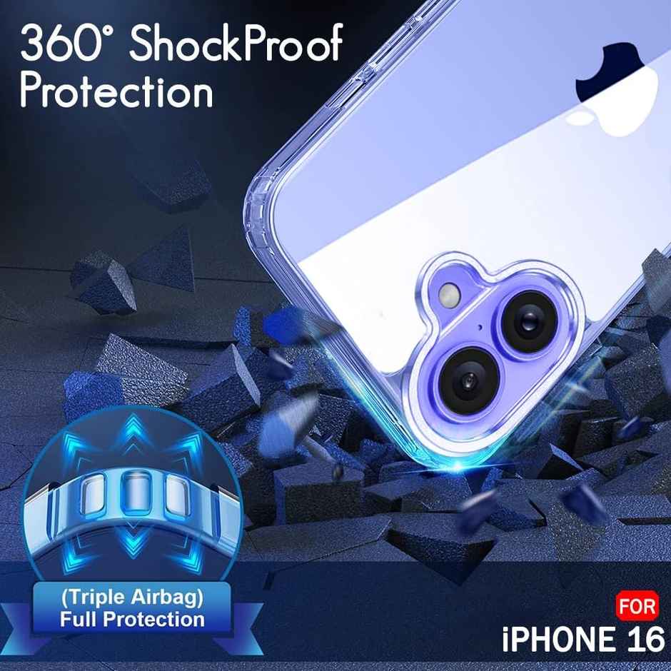 OhonestyClear Case | Shockproof Thin Cover for iPhone 16