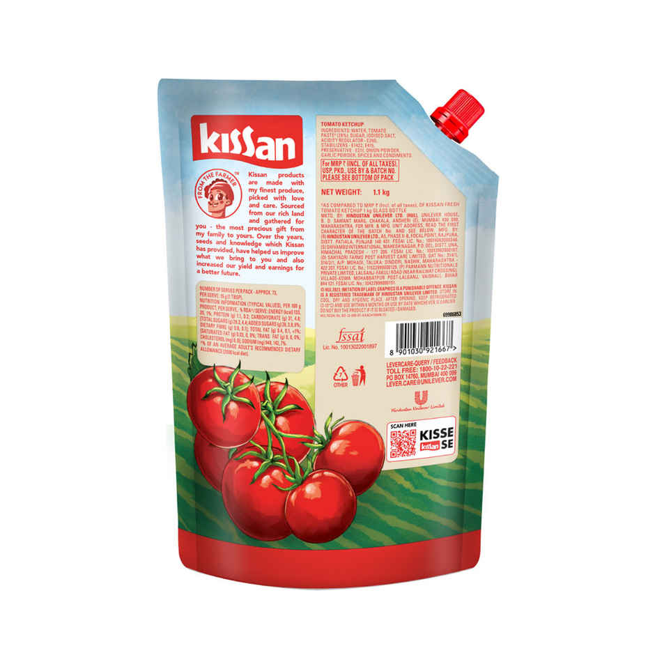 Kissan Fresh Tomato Ketchup DOY Combo
