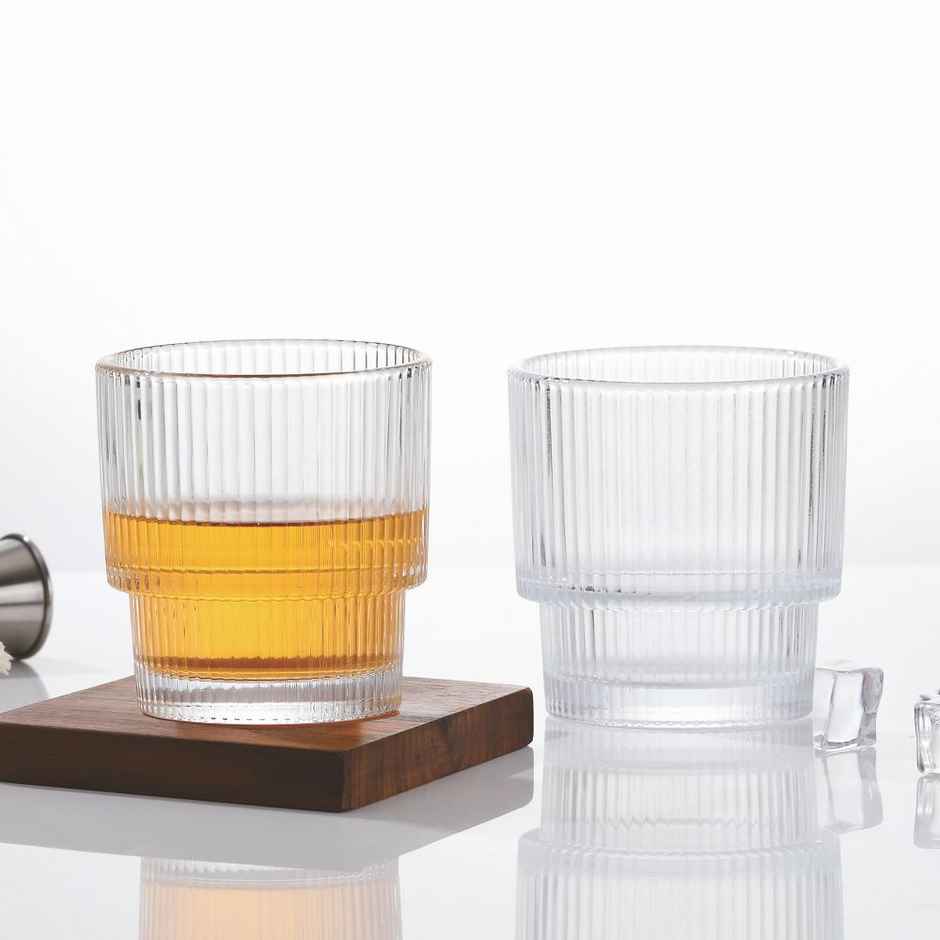 Sanjeev Kapoor Stackable Whisky Glass - 330 ml