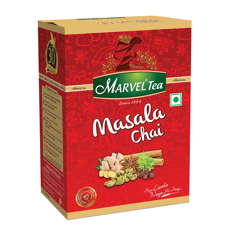 Marvel Masala Tea | Clove, Cinnamon, Ginger, Tulsi, Cardamom