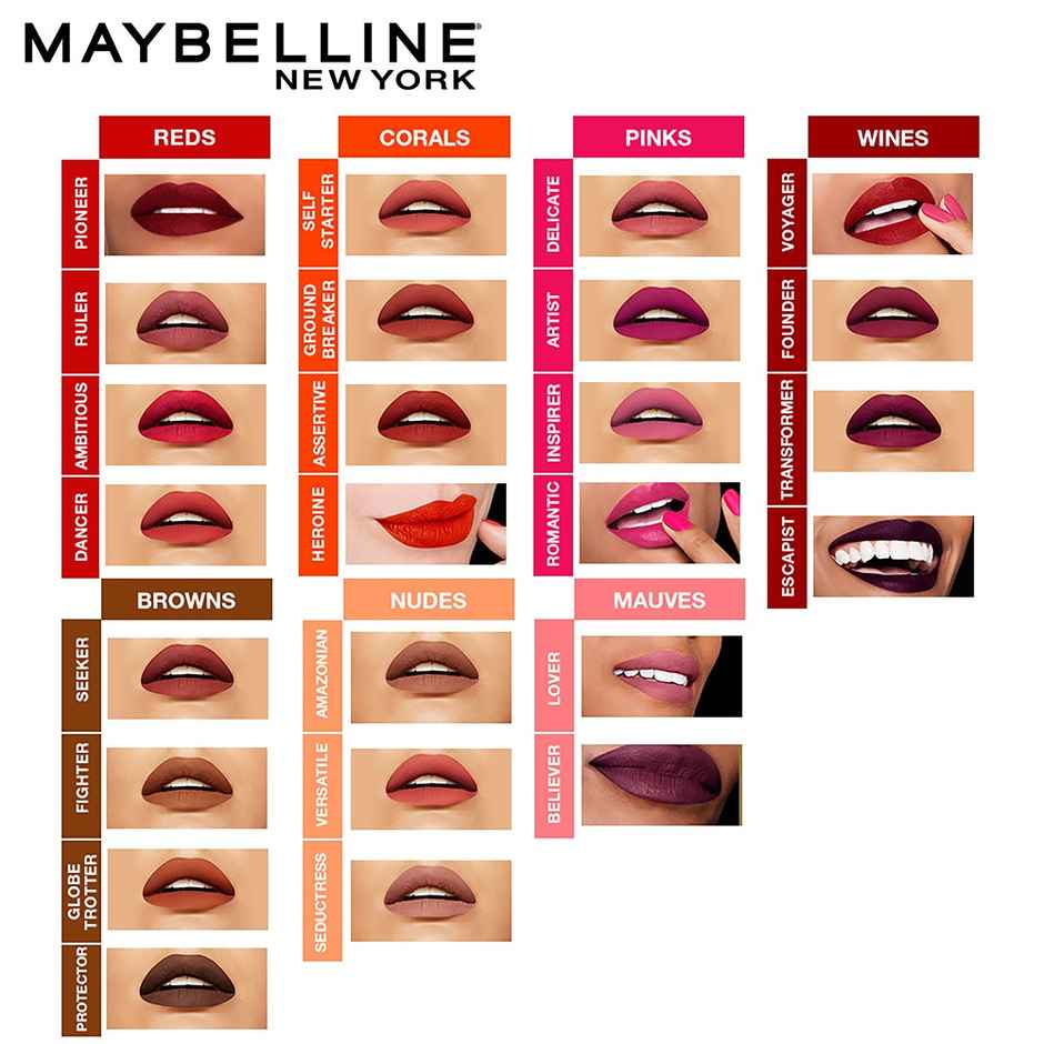 Maybelline New York Superstay Liquid Lipstick | Founder | Paraben Free