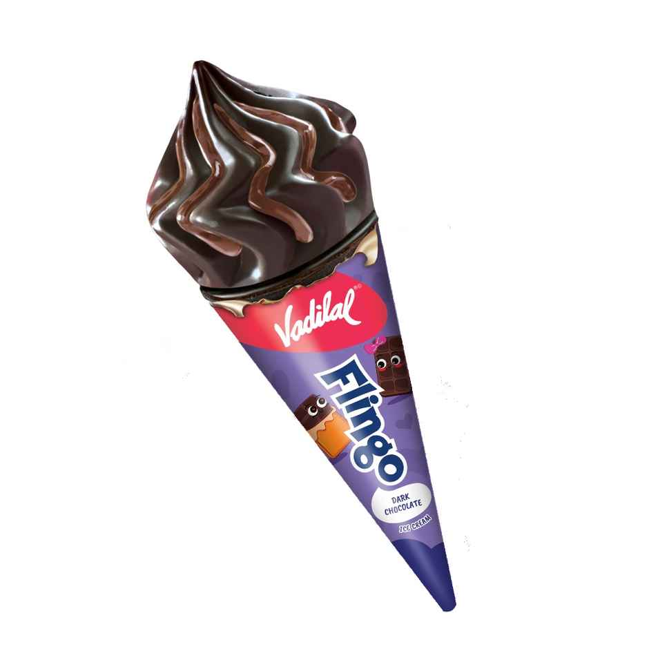Vadilal Dark Chocolate Flingo Cone Combo  