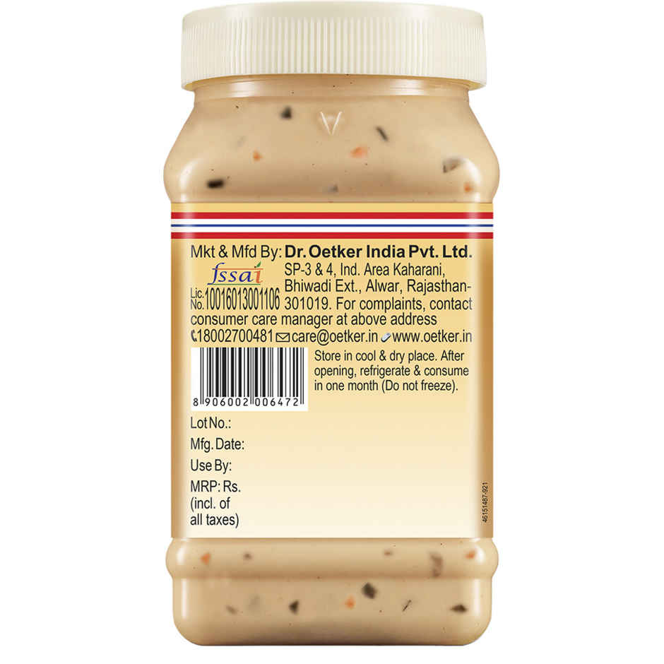 Dr. Oetker FunFoods Veg Cucumber & Carrot Sandwich Spread