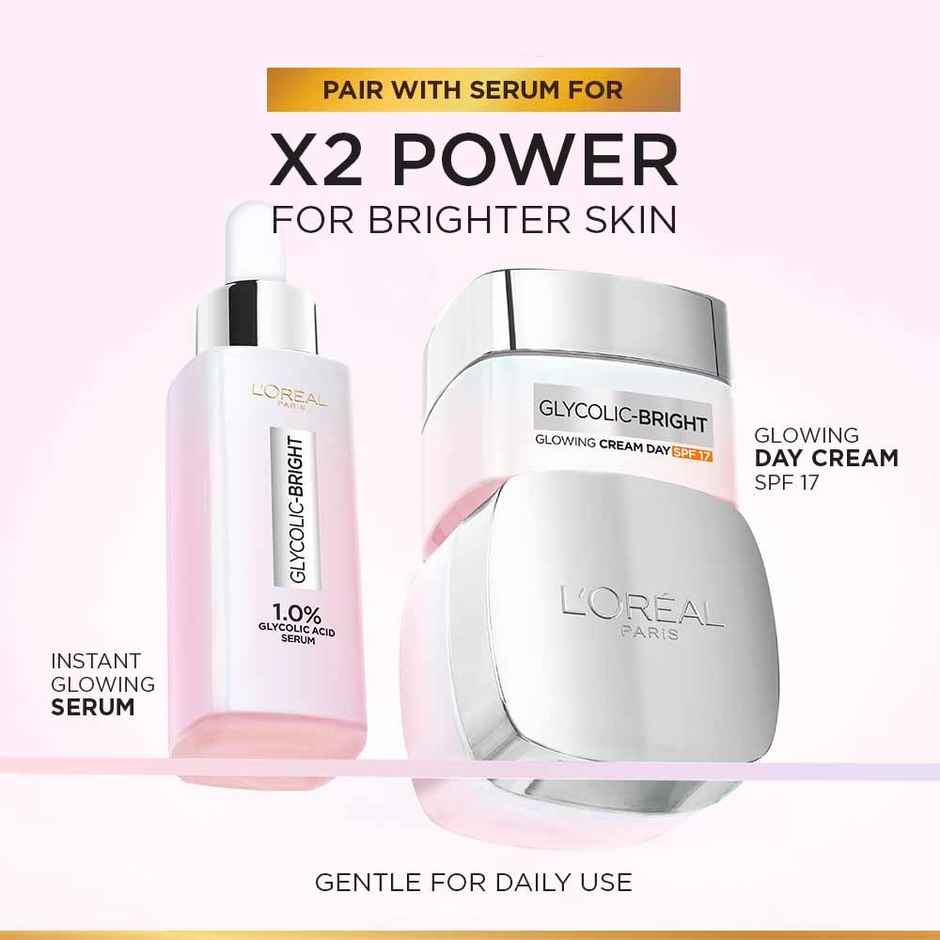 L'Oreal Paris Glycolic Bright Day Cream with SPF 17