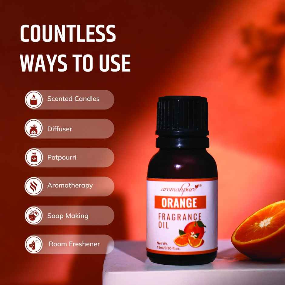 Aromahpure Fragrance Oil | Orange Aroma Oil for Home Fragrance