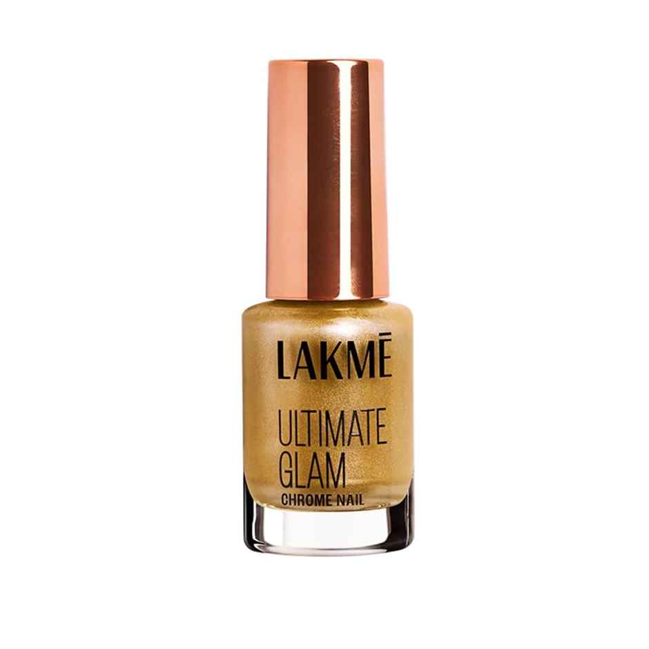 Lakme Ultimate Glam Chrome Nail - Gold