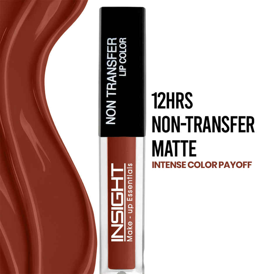 Insight Cosmetics Non Transfer Liquid Lipstick | Coffee Command | Cruelty Free