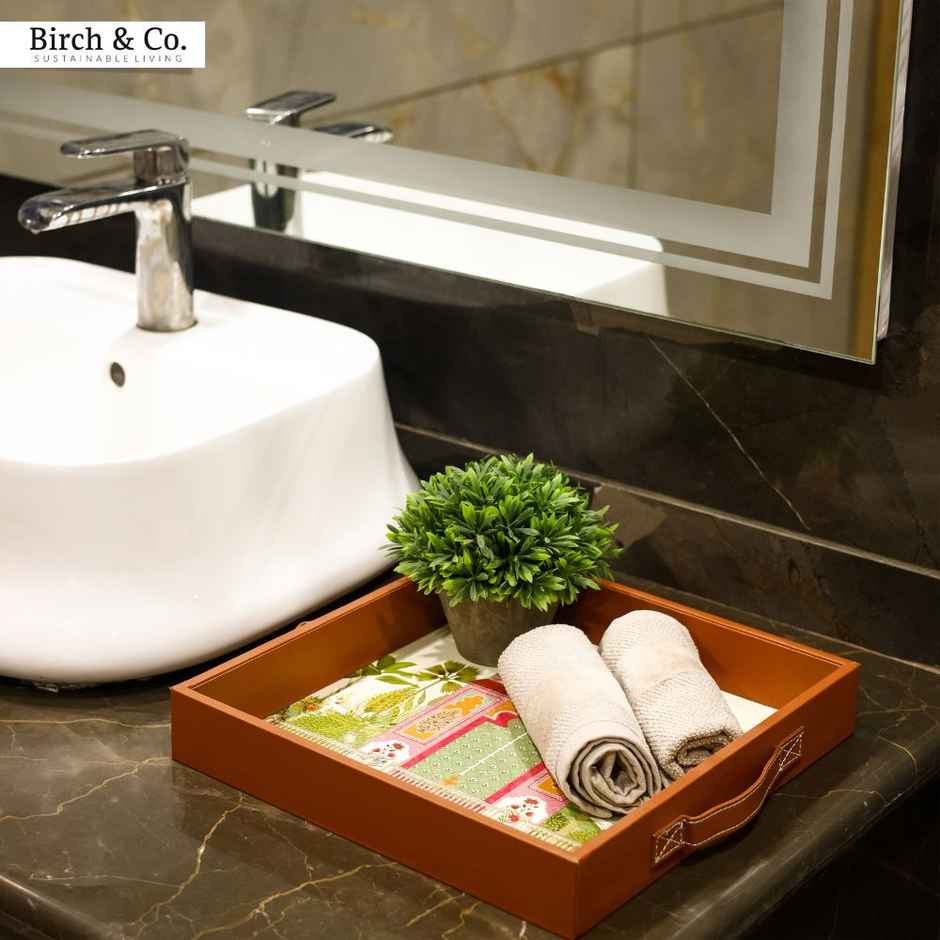 Birch & Co. Serving Tray - Mughal With Four Free Matching Coasters